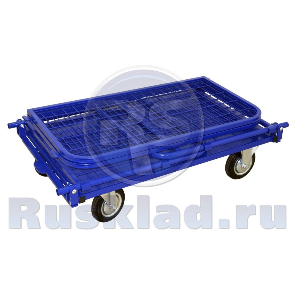 Тележка платформенная со складываемыми ручками и съемными бортами. ТСРС Тележка платформенная со складываемыми ручками и съемными бортами. ТСРС