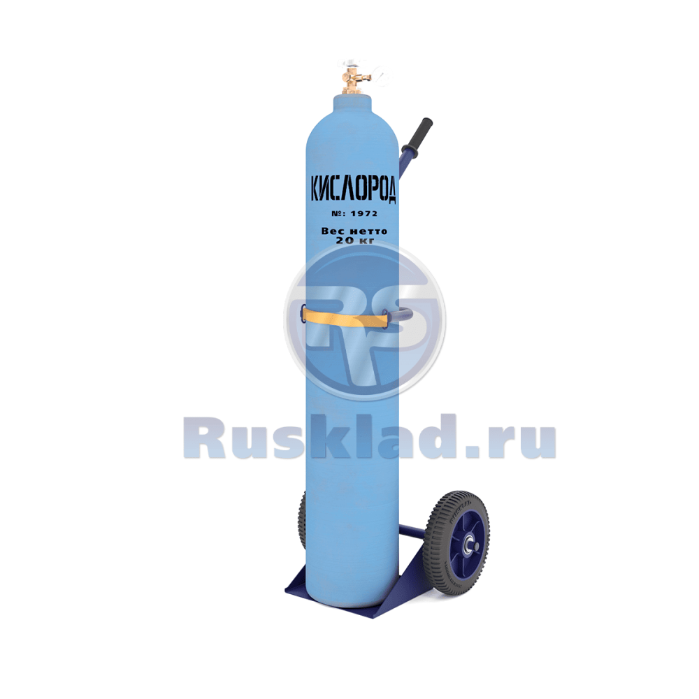 Тележка для перевозки одного газового баллона с фиксацией ремнём ГБР 1 (г/п 110кг) Тележка для перевозки одного газового баллона с фиксацией ремнём ГБР 1 (г/п 110кг)